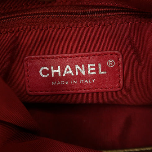 CHANEL Quilted CC Gabrielle Small Chain Shoulder Bag Aged Calfskin Gold Color