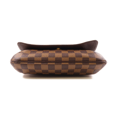 LOUIS VUITTON LV GHW Musette Tango Shoulder Bag N51301 Damier Brown