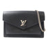 LOUIS VUITTON LV SHW Mylockme Chain Shoulder Bag M63471 Calfskin Leather Black