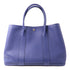 HERMES PHW Garden Party PM Tote Bag Negonda Leather Bleu Saphir