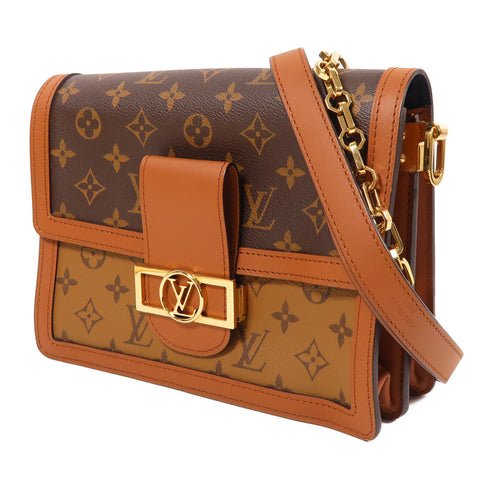 LOUIS VUITTON LV Dauphine MM 2 Way Bag M44391 Monogram/Monogram Reverse Brown