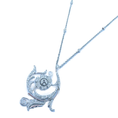 FINE JEWELRY 1.66ct Diamond Necklace 18K White Gold