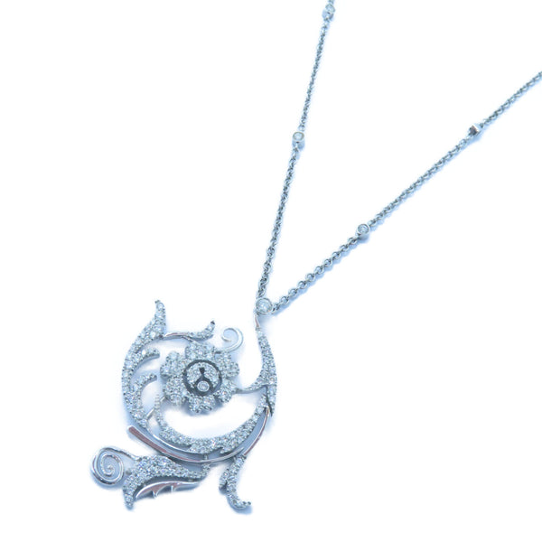 FINE JEWELRY 1.66ct Diamond Necklace 18K White Gold