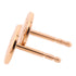 HERMES EX-Libris Earrings 18K Pink Gold