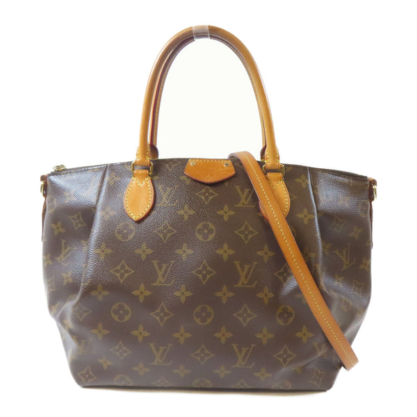 LOUIS VUITTON LV GHW Turenne PM 2 Way Shoulder Handbag M48813 Monogram Brown