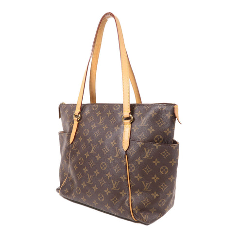 LOUIS VUITTON LV GHW Totally MM Shoulder Tote Bag M56689 Monogram Brown