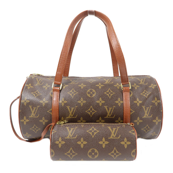 LOUIS VUITTON LV GHW Papillon PM Shoulder Bag M51385 Monogram Brown