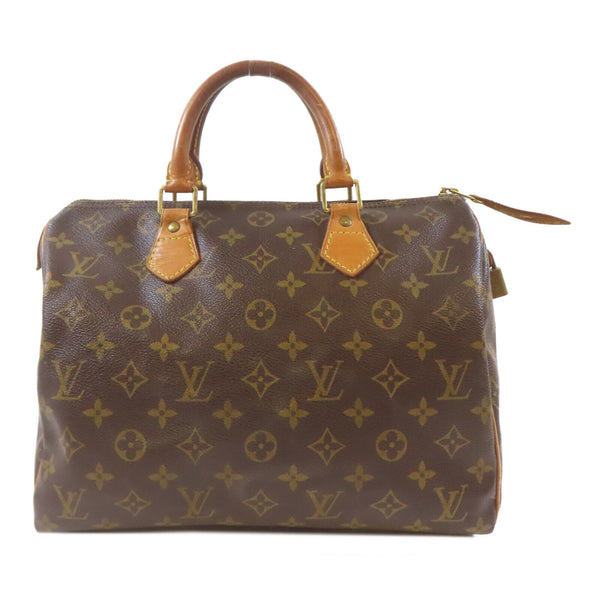 LOUIS VUITTON LV GHW Speedy 30 Handbag M41528 Monogram Brown