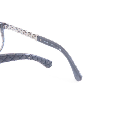 CHANEL CC Glasses Accessories #3321 QC 1527 PVC Black Grey