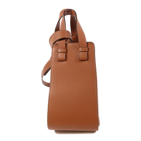 LOEWE SHW Compact Hammock 2 Way Shoulder Bag Calfskin Leather