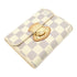 LOUIS VUITTON LV GHW Joey Wallet N60030 Damier Azur White/Blue