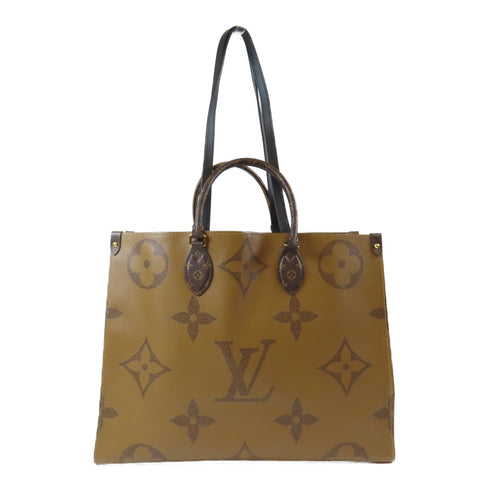 LOUIS VUITTON LV GHW On The Go Shoulder Tote Bag M45320 Monogram Giant Brown