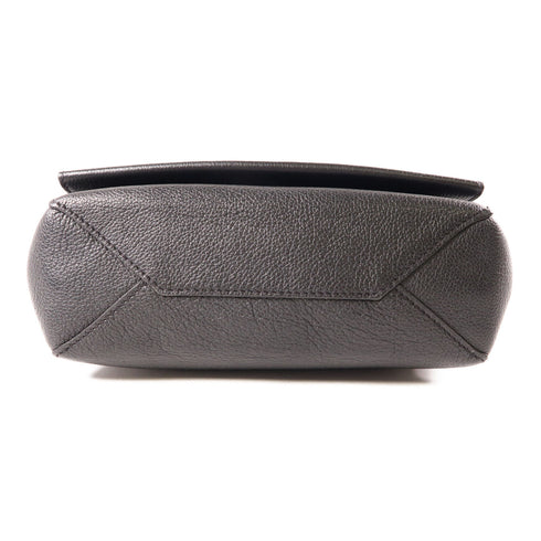 LOUIS VUITTON LV SHW Lockme II BB 2Way Shoulder Handbag Calfskin Leather Black