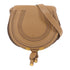 Chloe GHW Small Marcie Shoulder Bag Calfskin Leather Brown