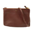 CELINE GHW Trio Shoulder Bag Calfskin Leather Wine Red