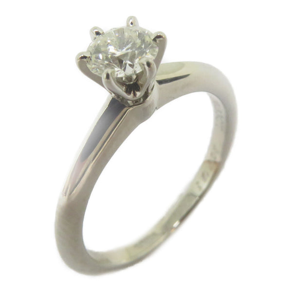 TIFFANY&CO 0.33ct Diamond Engagement Ring PT950 Platinum US#3.5