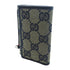 GUCCI GG Key Holder Canvas Navy