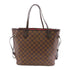 LOUIS VUITTON LV GHW Neverfull MM Shoulder Tote Bag N41358 Damier Brown v1
