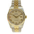 ROLEX Datejust 18K Gold/Stainless Steel Automatic Movement Silver Wrist Watc...