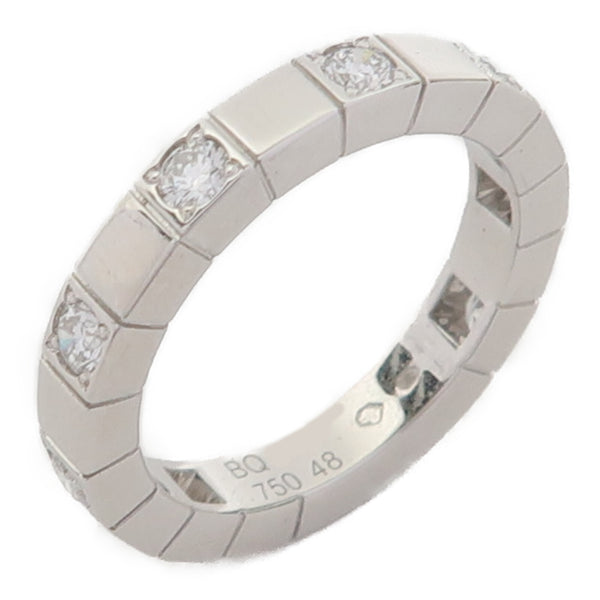 CARTIER Laniere Ring 18K White Gold Cartier#48 US#4.5