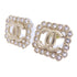 CHANEL CC Earrings Accessories ABB852 Metal PVC Gold Transparent