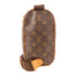 LOUIS VUITTON LV GHW Pochette Gange Waist Bag Shoulder M51870 Monogram Brown v1