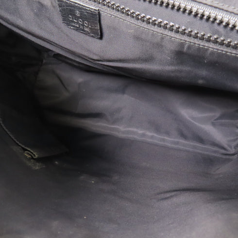 GUCCI GG Shoulder Bag 169935 PVC Coated Canvas Black