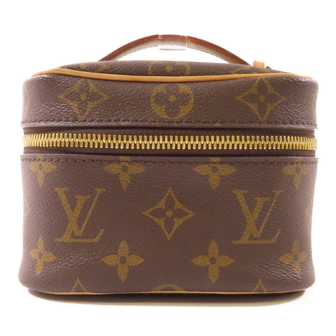 LOUIS VUITTON LV GHW Nice Nano Accessory Cosmetic Pouch M44936 Monogram Brown