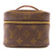 LOUIS VUITTON LV GHW Nice Nano Accessory Cosmetic Pouch M44936 Monogram Brown