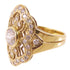 Fine Jewelry Diamond Ring US#6 18K Yellow Gold