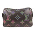 LOUIS VUITTON Comet Messenger PM Shoulder Bag M22495 Calfskin Black/Multicolor