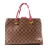 LOUIS VUITTON LV GHW Riverside 2 Way Shoulder Bag N40052 Damier Brown Red