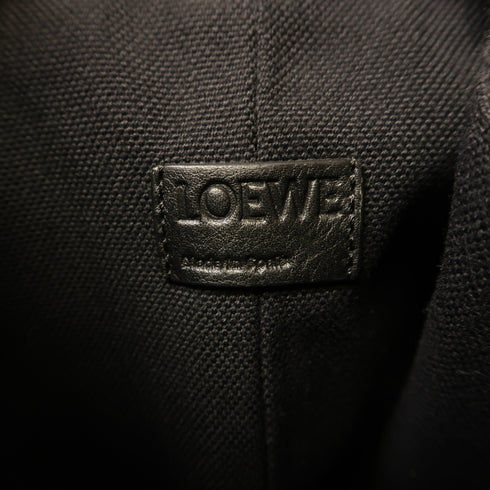 LOEWE SHW Bolso Balloon Backpack Rucksack Canvas Black