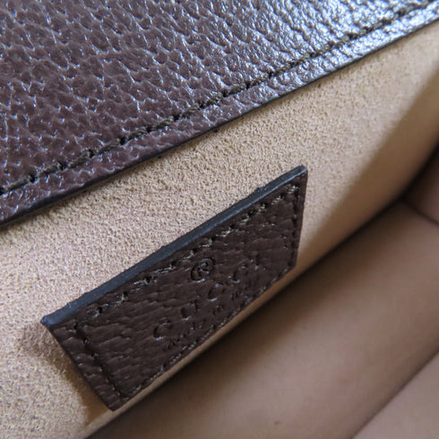 GUCCI GHW GG Supreme Diongsus Chain Shoulder Bag Ccanvas 476432 Brown