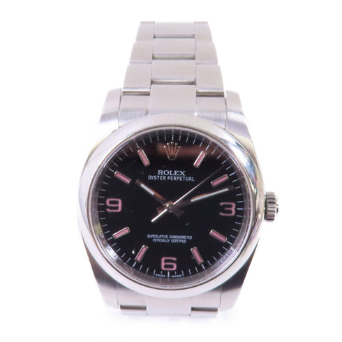 ROLEX Oyster Perpetual Automatic Watch Stainless Steel 116000 Black