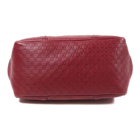 GUCCI GG GHW Shoulder Bag 353119 Calfskin Leather Red