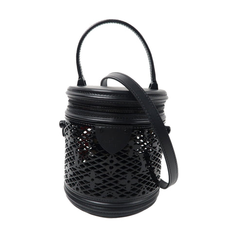 LOUIS VUITTON LV Cannes 2 Way Shoulder Vanity Bag M20363 Monogram Lace Black