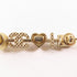 CHANEL CC Brooch Pin Metal PVC Gold White