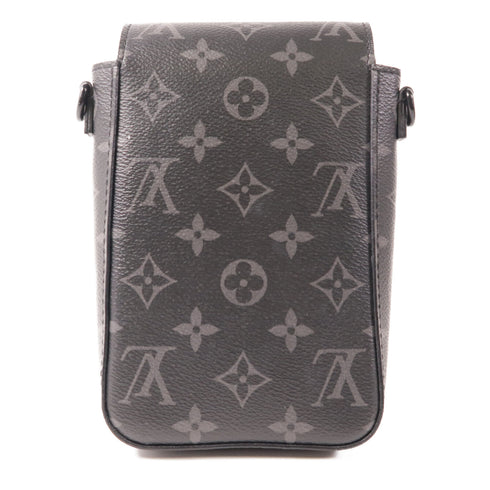 LOUIS VUITTON LV S-Lock Vertical Shoulder Bag Monogram Eclipse Black
