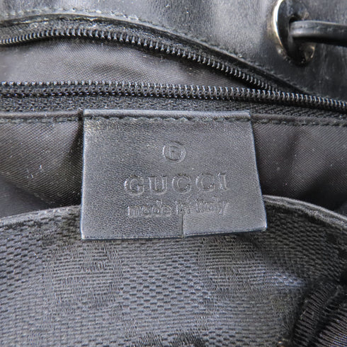 GUCCI GG SHW Shoulder Bag 001.4033 Canvas Black