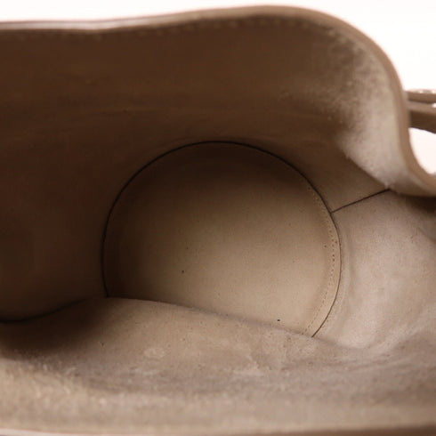 CELINE SHW 2 Way Bucket Bag Calfskin Leather Grey