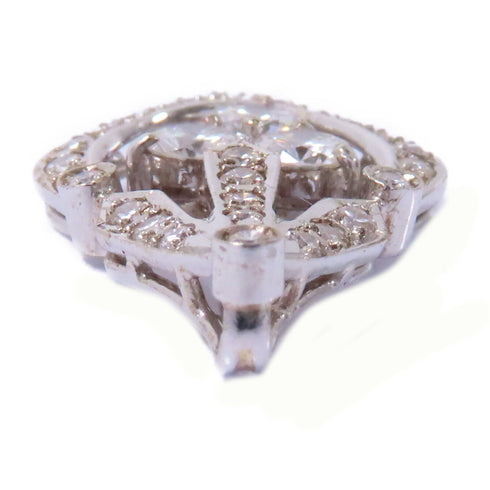 Fine Jewelry Diamond Pendant Accessories 14K White Gold