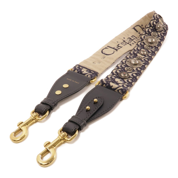 Christian Dior CD Shoulder Strap Canvas Blue