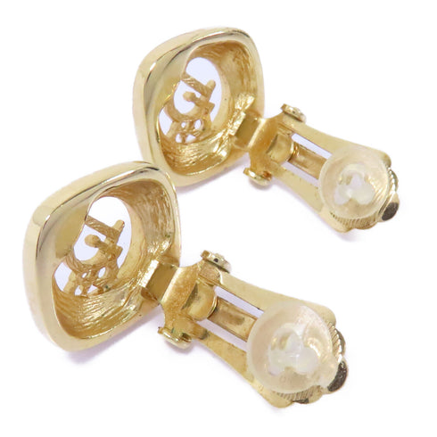 Christian Dior CD Earrings Metal Gold v1