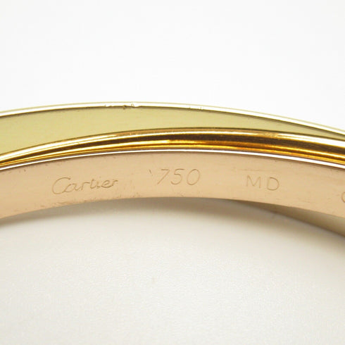 CARTIER Trinity Bracelet 18K Yellow White Pink Gold