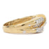 Fine Jewelry Diamond 3.8g Ring 14K Yellow Gold US#3.5