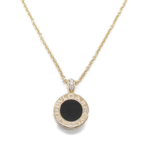 BVLGARI Bvlgari Bvlgari Necklace Diamond Onyx 18K Pink Gold