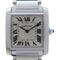 CARTIER Tank Francaise Quartz Watch WSTA0005 Stainless Steel White