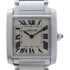 CARTIER Tank Francaise Quartz Watch WSTA0005 Stainless Steel White