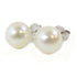 FINE JEWELRY 3.3g Pearl Earrings 18K White Gold